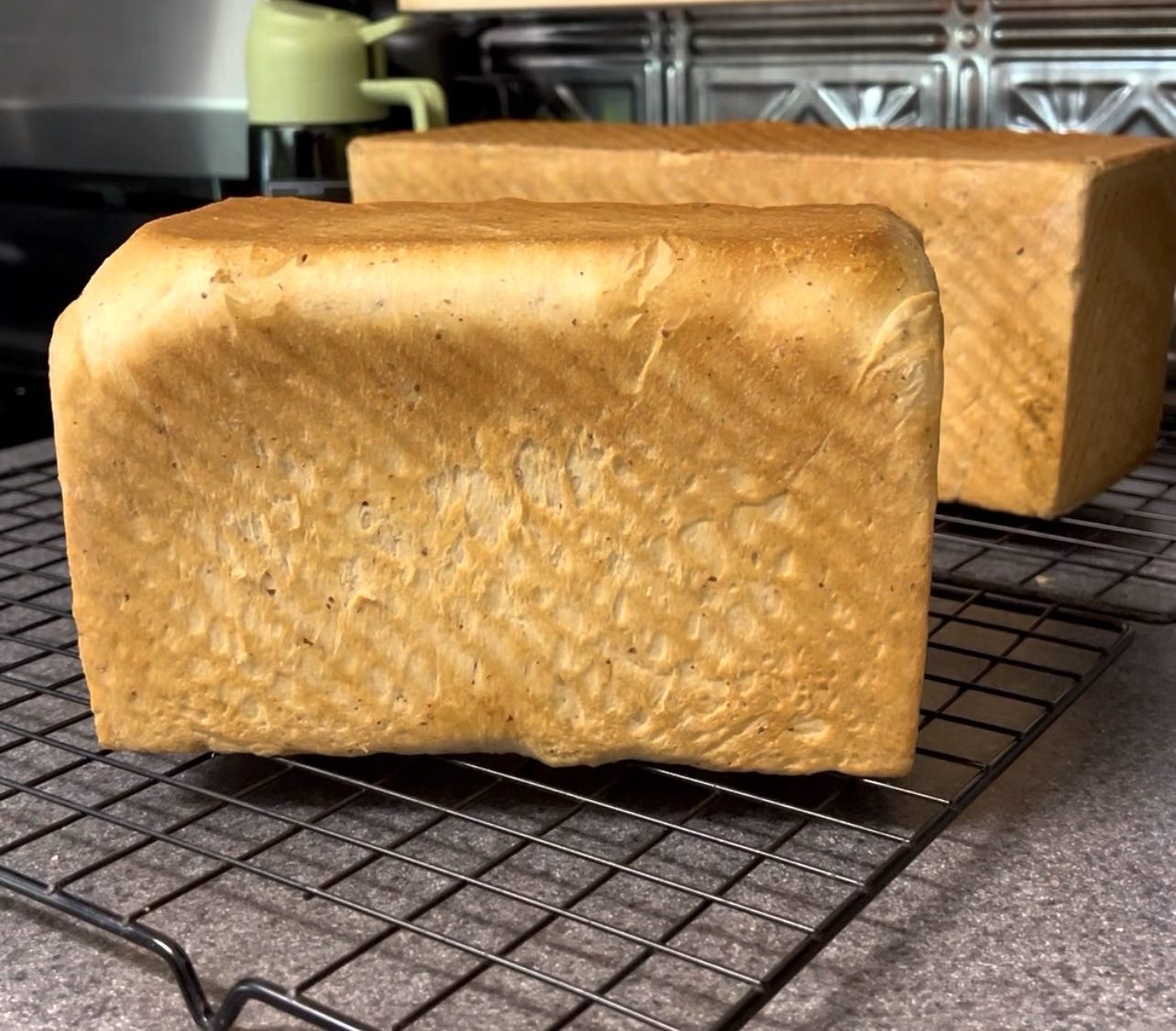 homemade sandwich bread for pullman loaf pans