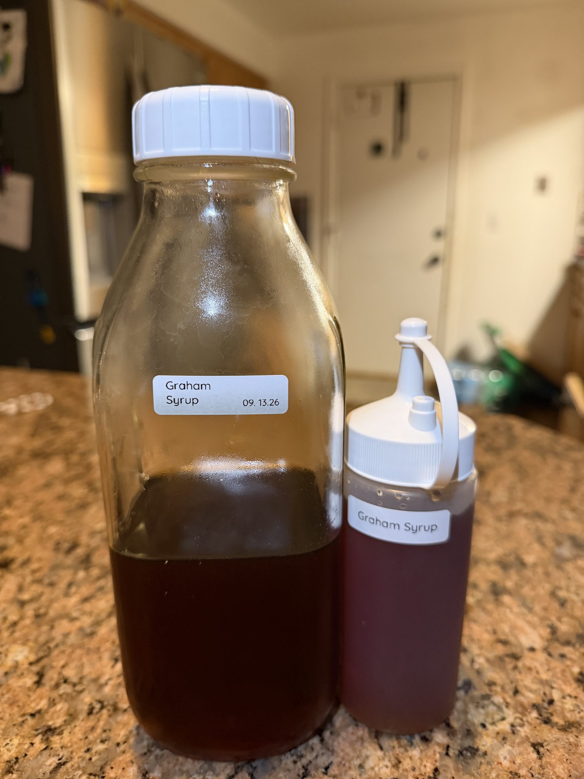 Homemade Graham Cracker Coffee Syrup