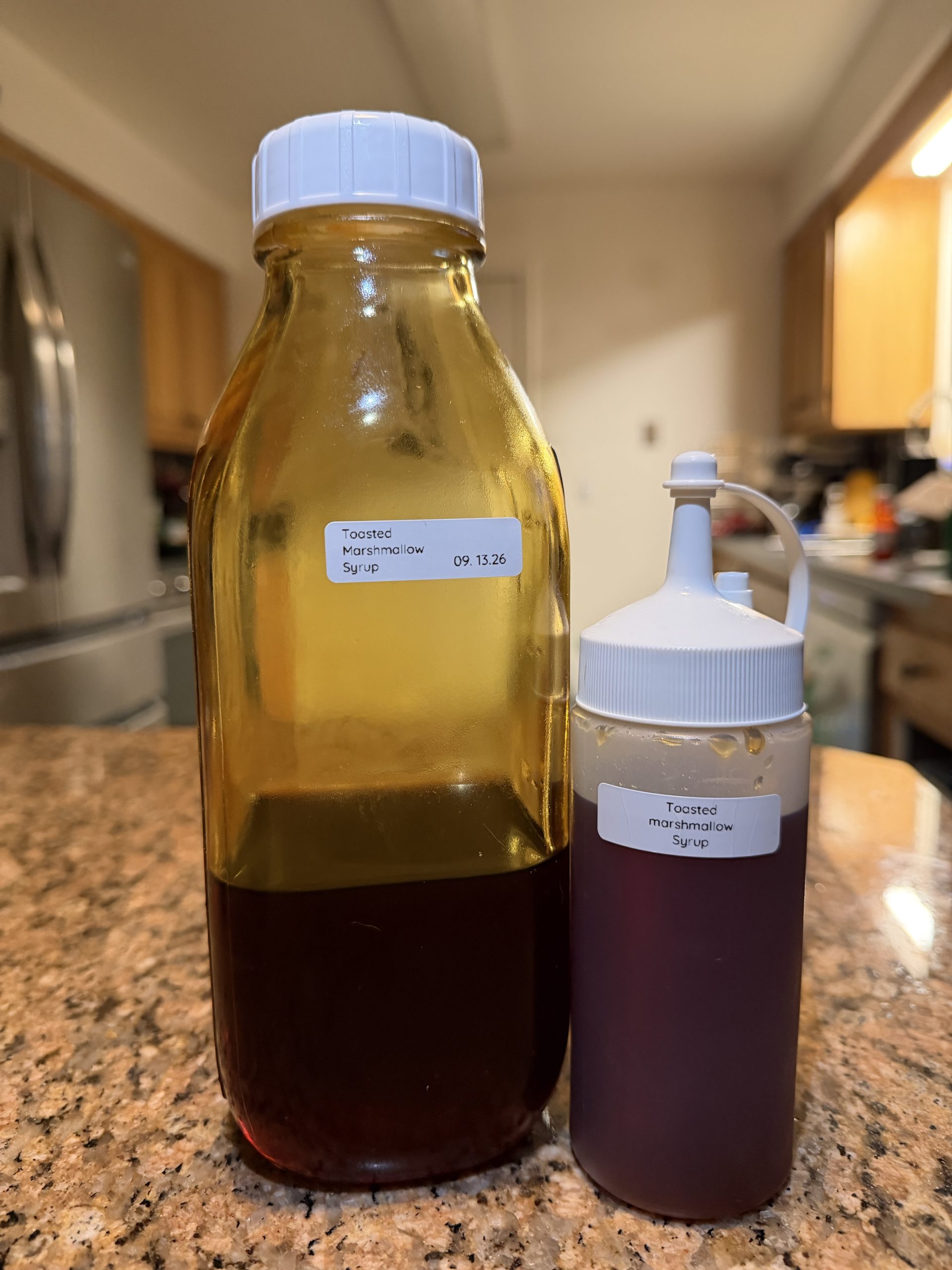 Homemade Toasted Marshmallow Coffee Syrup